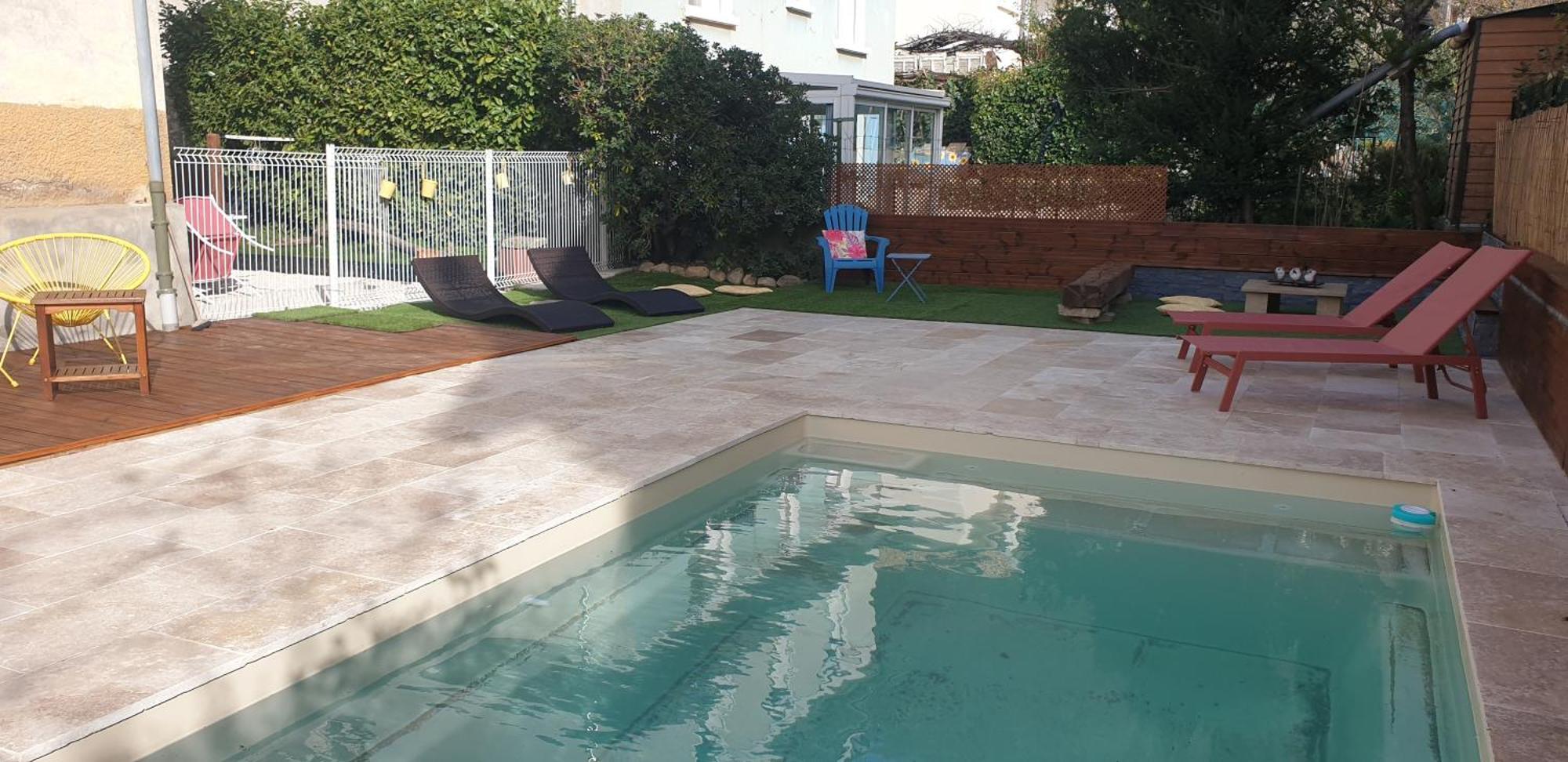 Charmant T3 Avec Piscine Digne-les-Bains Exterior photo